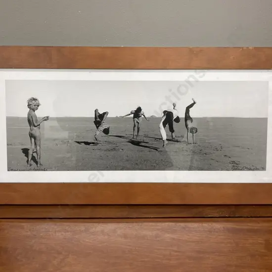 Alistair R McNaughton 'Desert Acrobats. Australia' '91 Framed Photo Print. 31 x 64cm